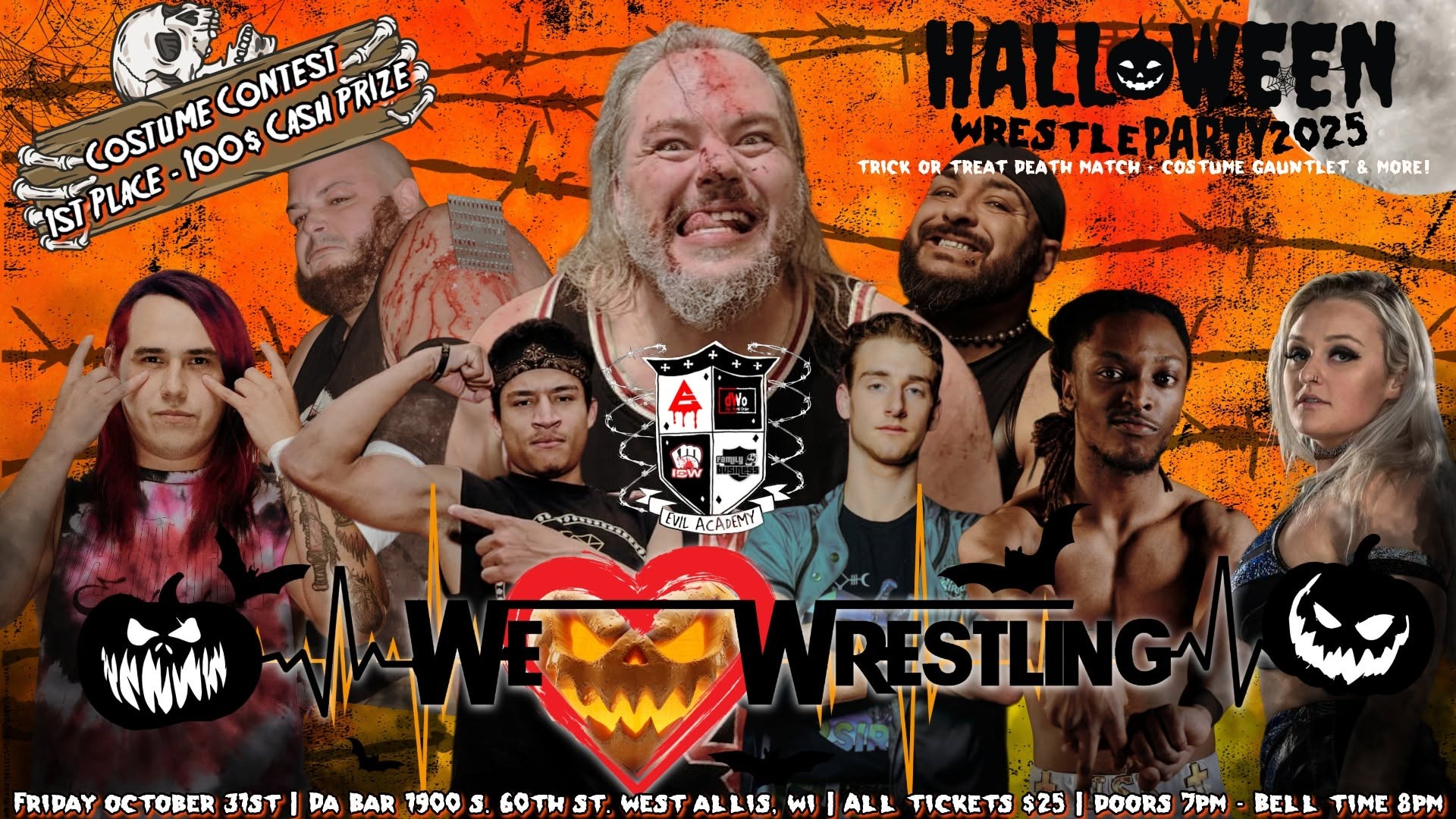 We Love Wrestling - Halloween Wrestleparty 2025