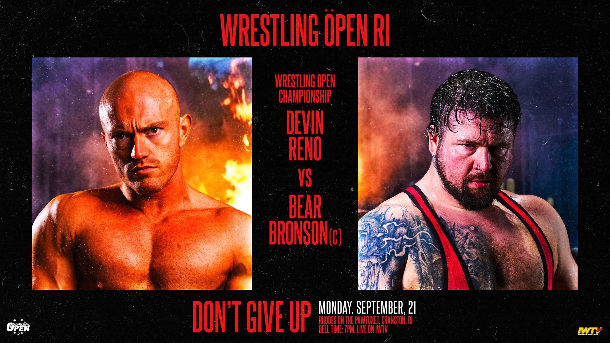LIVE: Wrestling Open RI Ep 68: Don't Give Up